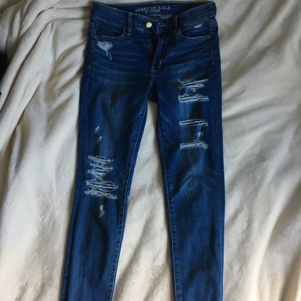 size 6 long American Eagle skinny jeans